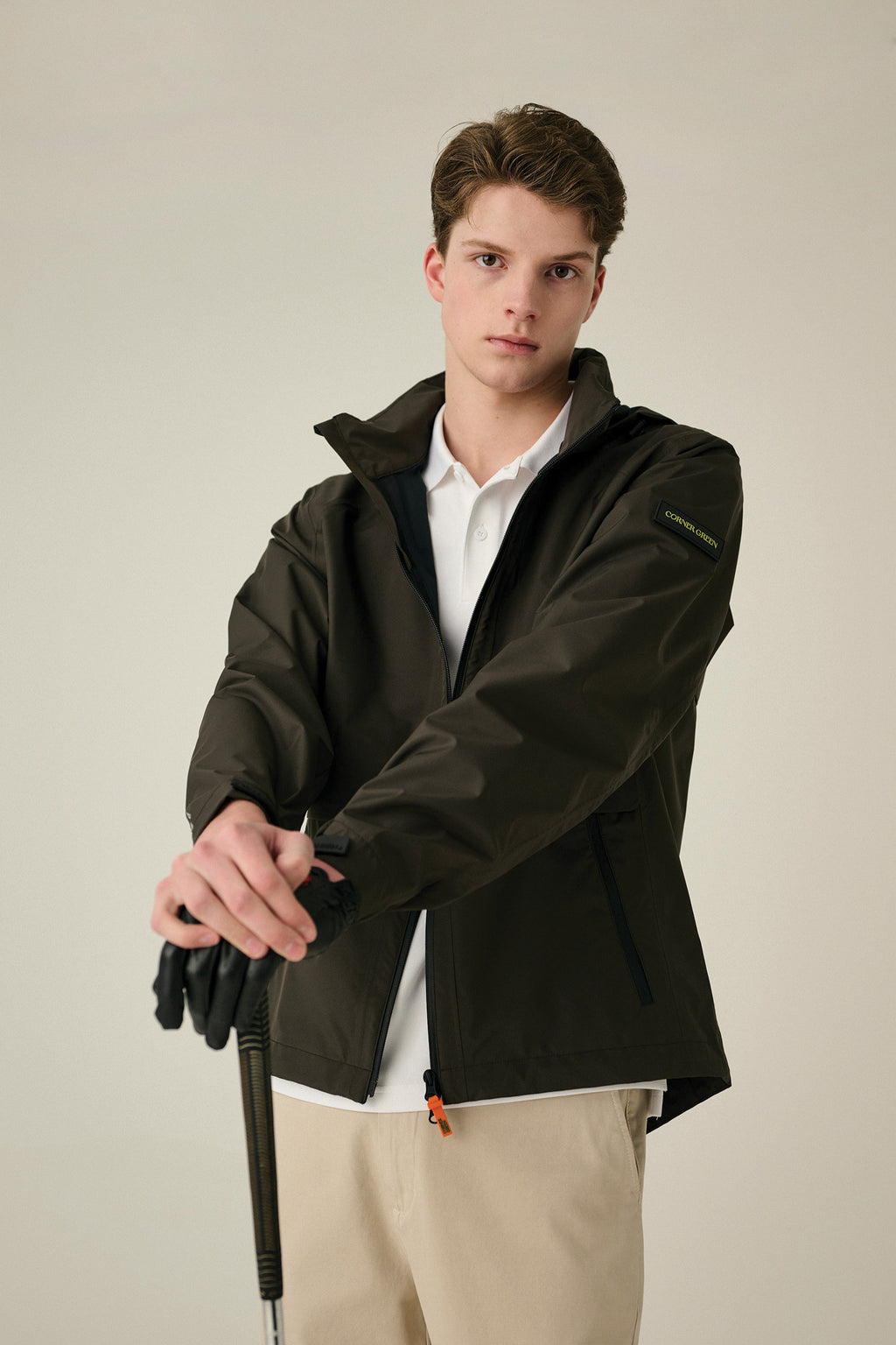 【F.C.R.B.】RAIN JACKET レインジャケット　カーキ　XL STYLE-HYBRID-KHAKI-2-