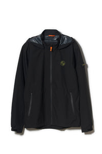 BIRDIE Mens Golf Rain Jacket - Black CornerGreenGolf