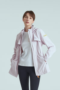 BIRDIE Womens Golf Rain Jacket - Lilac CornerGreenGolf