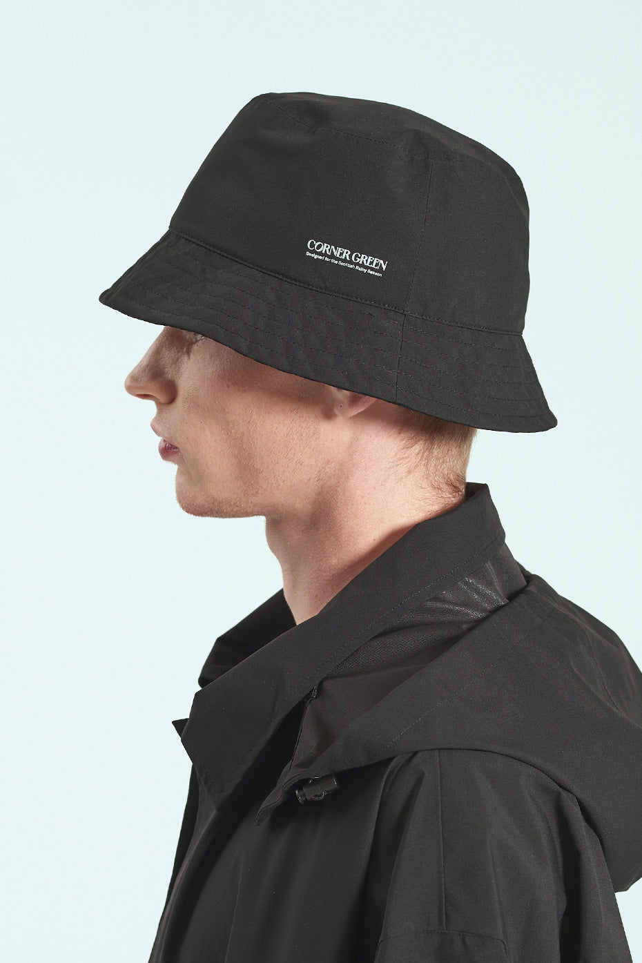PROTEXA Unisex Rain Bucket Hat - Black CornerGreenGolf