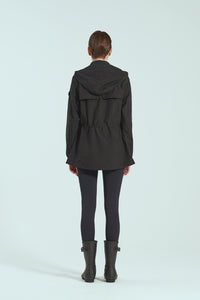 BIRDIE Womens Golf Rain Jacket - Black